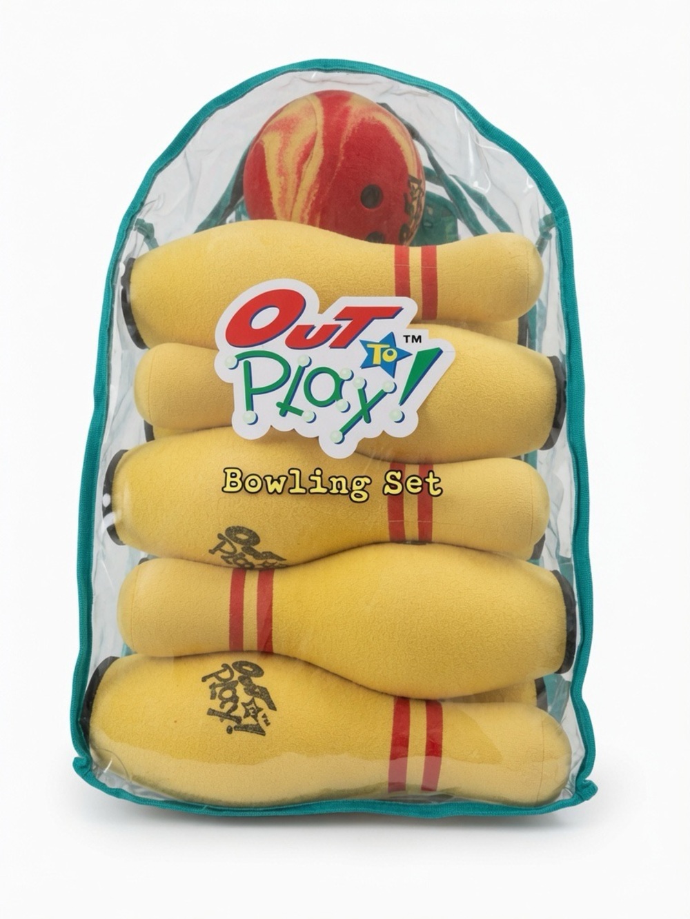 Out To Play! Yellow Kids Bowling Set